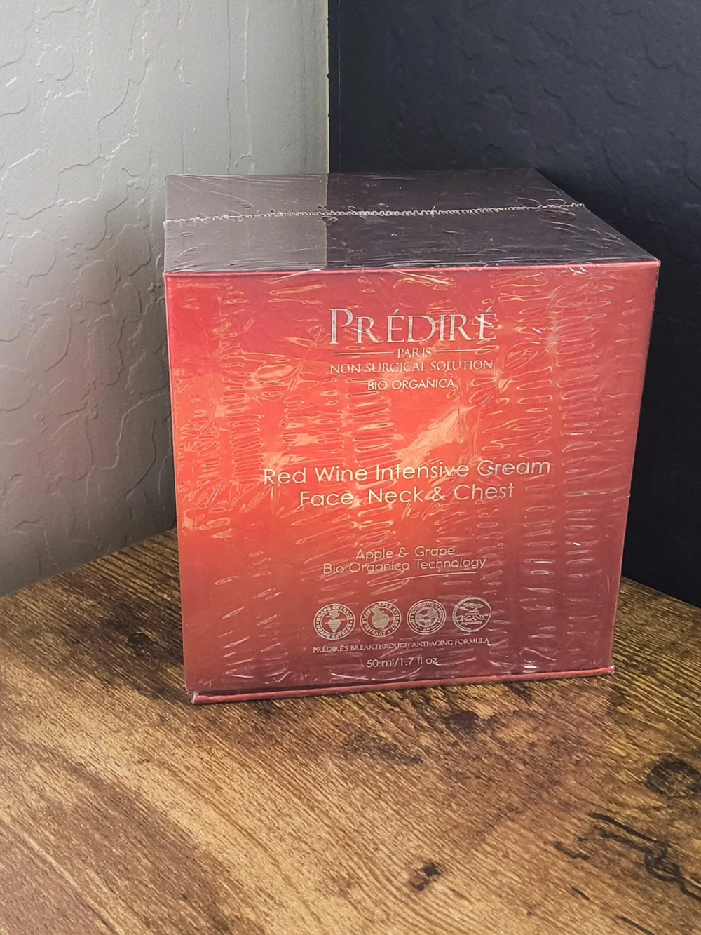Red Wine Intensive Cream for Face, Neck & Chest - Red